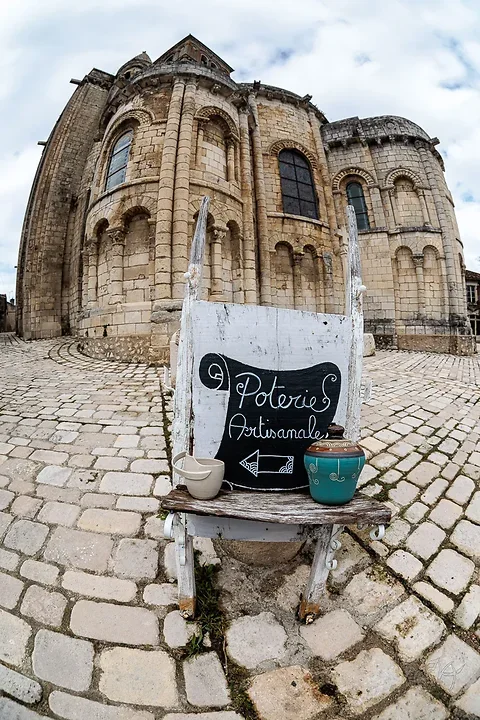 La cit&eacute; de Chauvigny - en Fisheye - Photo n°5