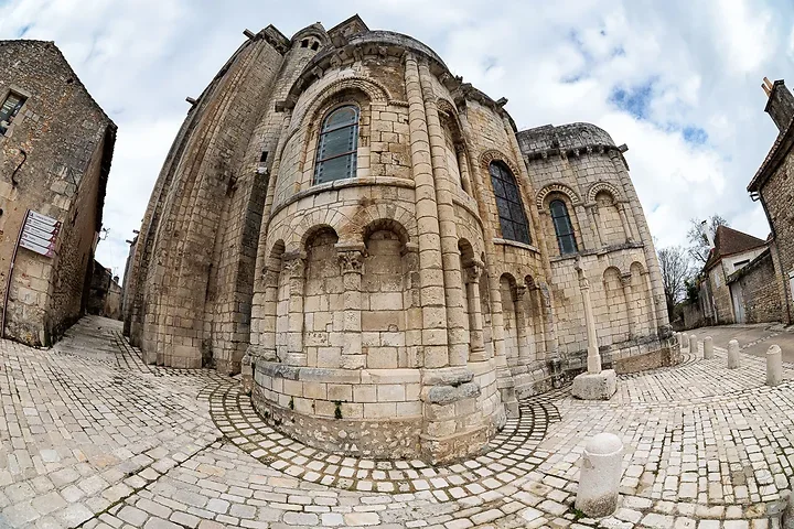 La cit&eacute; de Chauvigny - en Fisheye - Photo n°9