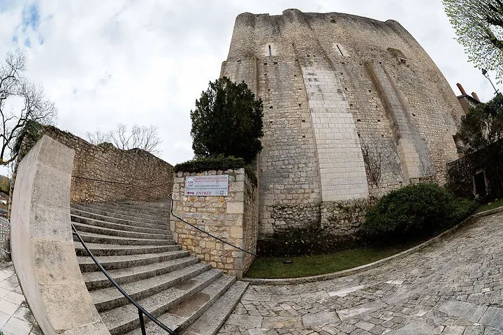 La cit&eacute; de Chauvigny - en Fisheye - Photo n°10