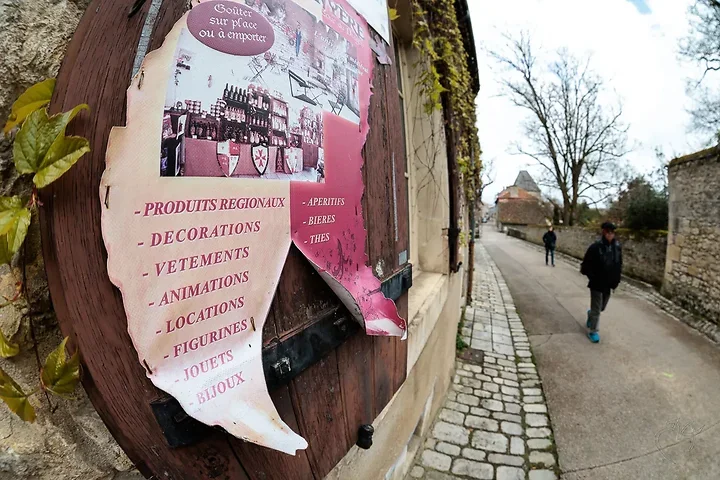La cit&eacute; de Chauvigny - en Fisheye - Photo n°12