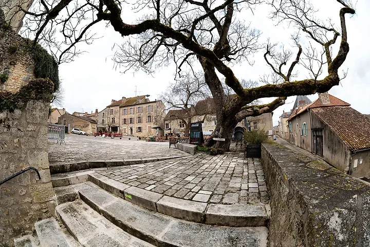 La cit&eacute; de Chauvigny - en Fisheye - Photo n°13