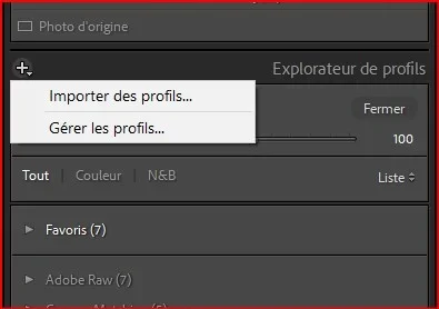 Calibration appareil photo dans LR (pro) - Photo n°6